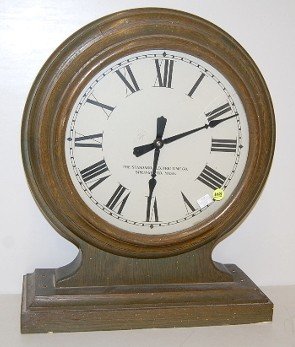 Double Sided Standard Electric Time Co. Clock