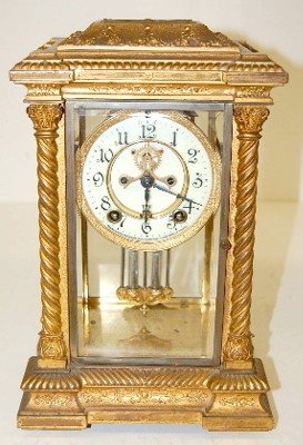 Ansonia “Don” Crystal Regulator Clock