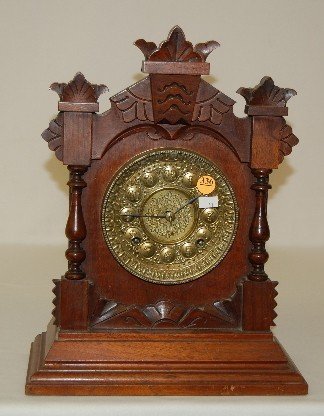 Ansonia Black Walnut “Tivoli” Cabinet Clock