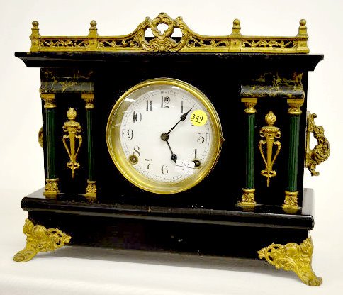 Sessions “Wellington” Enameled Mantel Clock