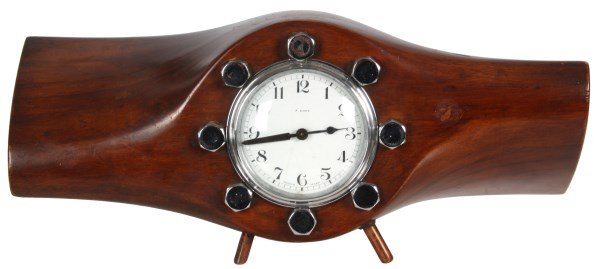Bayard Airplane Propeller Desk Clock