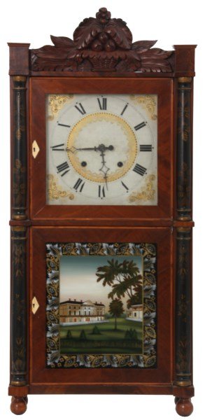 Eli Terry Splat & Columns Mantle Clock