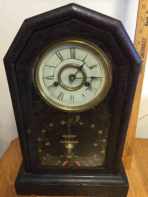 Rosewood Octogan Jerome Shelf Clock