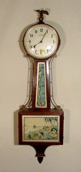 Ingraham Treasure Island Banjo Clock
