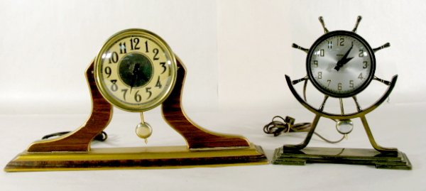 2 Howard Electric Desk Clocks