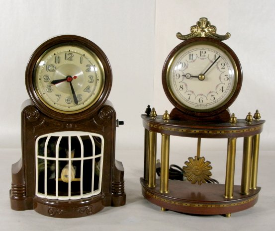 2 Mastercrafters Electric Clocks by Sessions