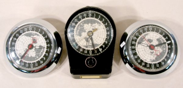 3 Mastercrafters Model 191 24 Hr Clocks