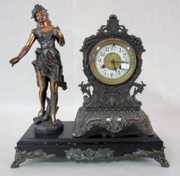 Waterbury Vassar Statue Clock