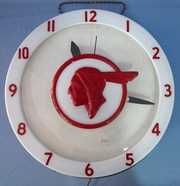 Pontiac Emblem Neon Electric Dealer’s Clock