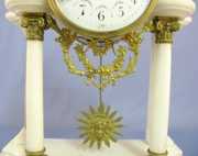 French Column Clock, A.D. Mougin Movement