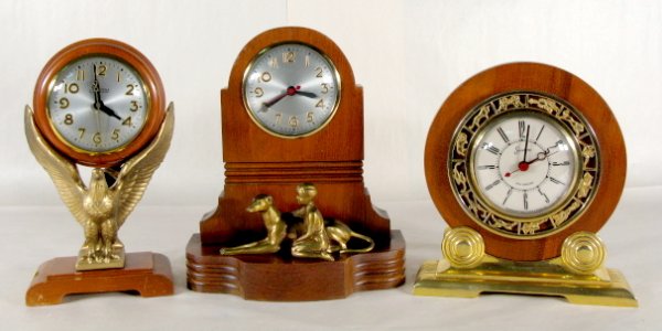 3 Sessions Mastercrafters Electric Desk Clocks