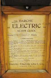 Darche Electric Co. Alarm Clock