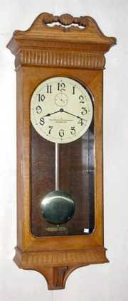 The American Clock Co. Oak Regulator