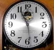 Oak Standard Electric Time Clock