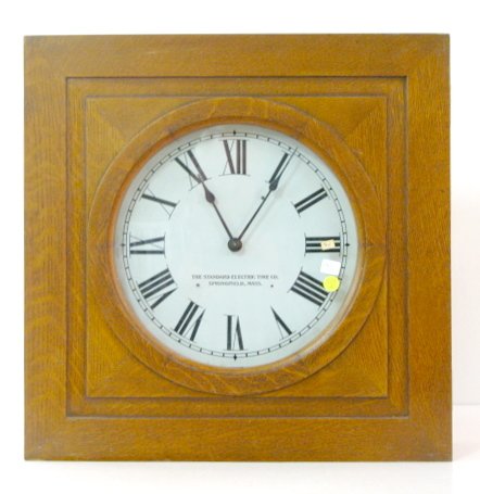 Oak Standard Electric Time Co. Slave Clock