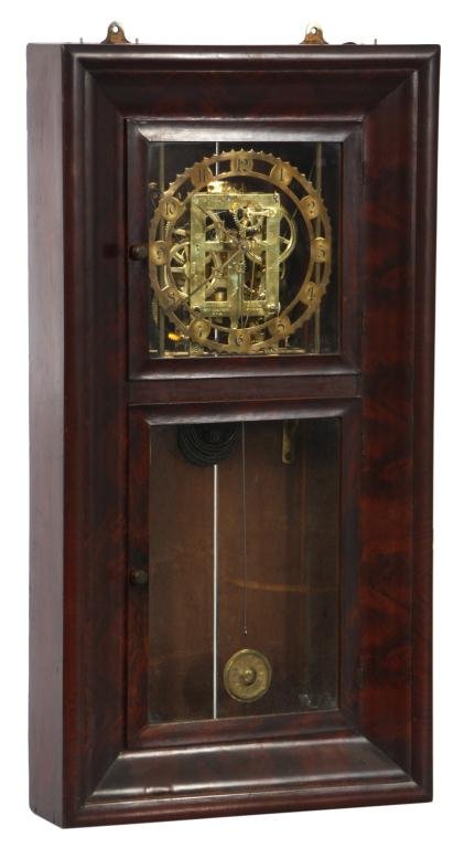 Ansonia OG Skeletonized Mantle Clock
