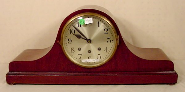German Westminster Chime Tambour Clock