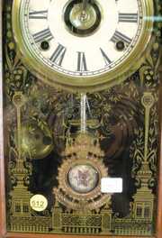 E.N. Welch Eclipse Wall Parlor Clock