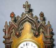 Iron Front Clock w/American Clock Depot Label