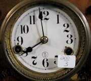 Iron Front Clock w/American Clock Depot Label