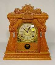 Ingraham Cabinet C Shelf Clock