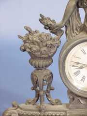 Ansonia Gloriana Metal Novelty Clock