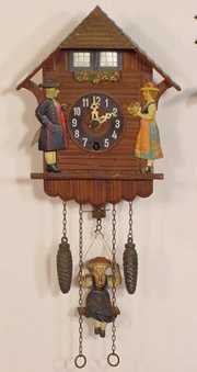 German Cukcoo Clock w/Bride and Groom