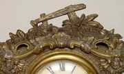 Metal Front Clock w/Doves