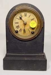 Terry Clock Co. Iron Case Clock