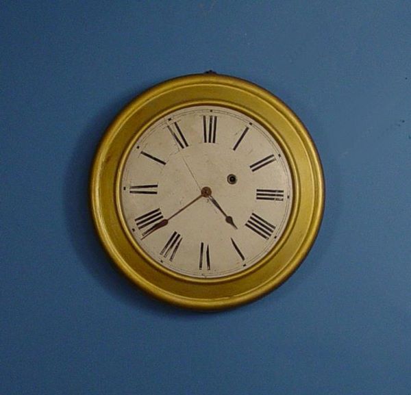 Rare 16 Inch  Brewster & Ingrahams Wall Clock