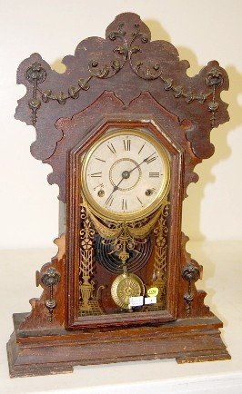 Seth Thomas Oak Metals No. 6 Kitchen Clock