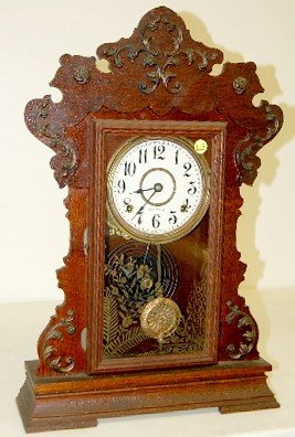 Seth Thomas Oak “Metals No. 4” Mantle Clock