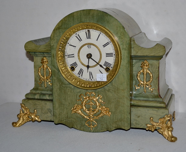 Antique Waterbury Adamantine Mantel Clock