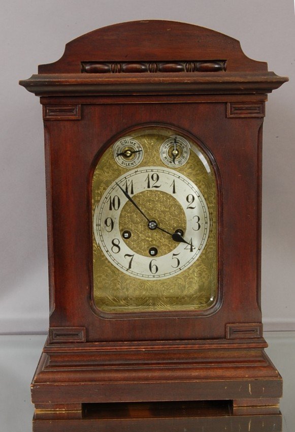 Junghans Clock in Mahogany Case