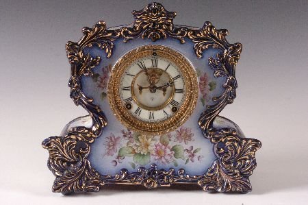 AN ANSONIA REVIEW CHINA CASE CLOCK