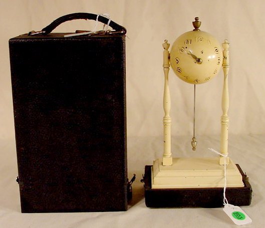 Gilbert Ball Clock with Traveling Case