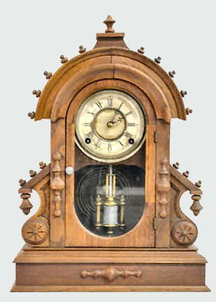 Gilbert Walnut “Baronet” Shelf Clock