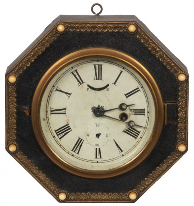 S.B. Jerome Octagon Lever Clock