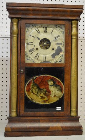 Seth Thomas Rosewood Gilt Column Shelf Clock