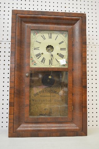 Seth Thomas Rosewood Veneer Ogee Clock