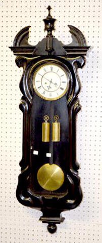 Two-Weight Serpentine German Wall Clock