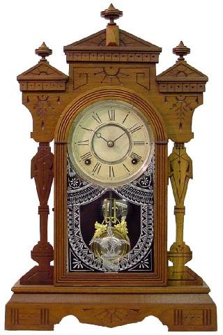 Gilbert Fancy Walnut Kitchen Clock