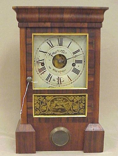 Seth Thomas, 30 Hour Mantle Clock, Patent 1863