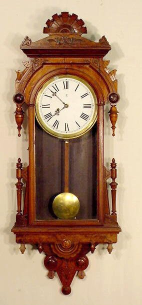 Florence Kroeber Regulator No. 33 Hanging Clock