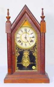 Ansonia Sharp Gothic V.P. Mantel Clock