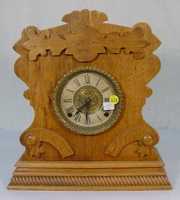 Ingraham Oak Shelf Clock