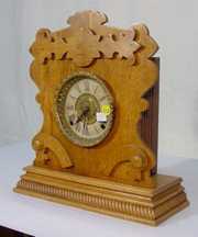 Ingraham Oak Shelf Clock