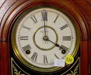 Ingraham Walnut Kitchen Clock