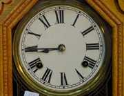 Waterbury Oak Kitchen Clock w/Indicator Pendulum