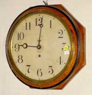 Waterbury Octagon Lever Wall Clock